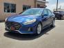 2018 BLUE /Beige - BB Hyundai Sonata SEL (5NPE34AF5JH) with an 2.4L I-4 gasoline direct injection, DOHC, D-CVVT variable valve control, regular unleaded, engine with 185HP engine, located at 4110 Avenue Q, Lubbock, 79412, 33.556553, -101.855820 - 05/15/2026 KEY IN ENVELOPE GOD - Photo#1