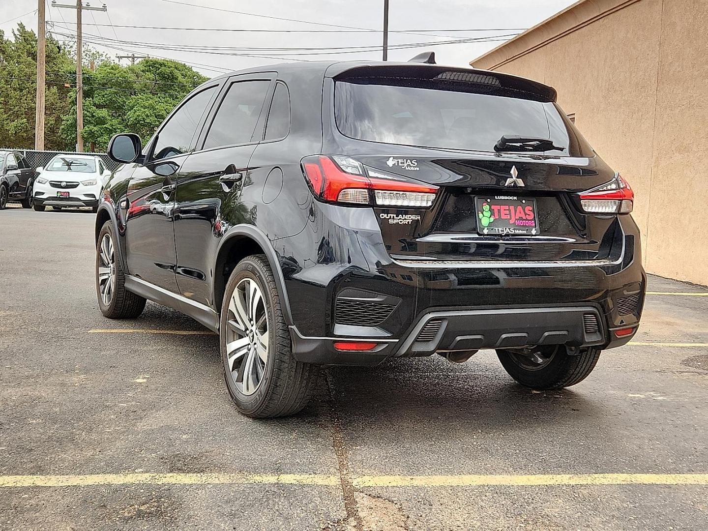 2021 BLACK /Black - 25H Mitsubishi Outlander Sport 2.0 ES 2WD (JA4APUAUXMU) with an 2L I-4 DOHC, MIVEC variable valve control, regular unleaded, engine with 148HP engine, located at 4110 Avenue Q, Lubbock, 79412, 33.556553, -101.855820 - 05/16/2026 KEY IN ENVELOPE GOD - Photo#2