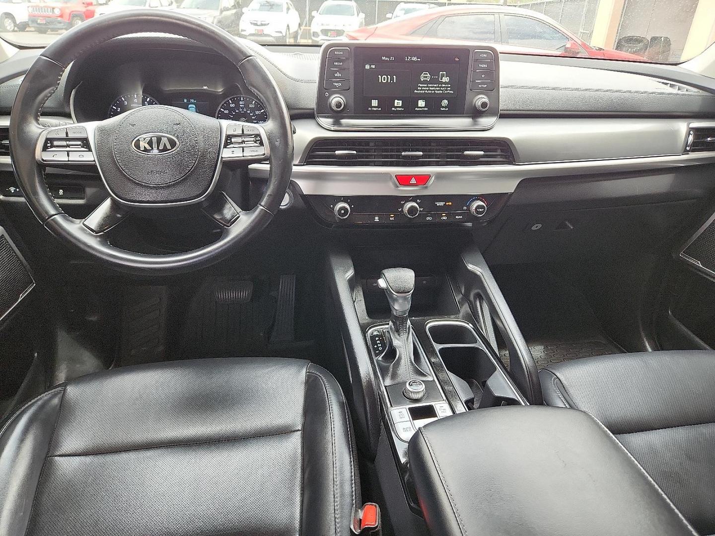 2021 GRAY /Black - WK Kia Telluride LX (5XYP24HC6MG) with an LAMBDA II 3.8L V-6 gasoline direct injection, DOHC, D-CVVT variable valve control, regular unleaded, engine with 291HP engine, located at 4110 Avenue Q, Lubbock, 79412, 33.556553, -101.855820 - 05/22/2026 KEY IN THE ENVELOPE GOD - Photo#7
