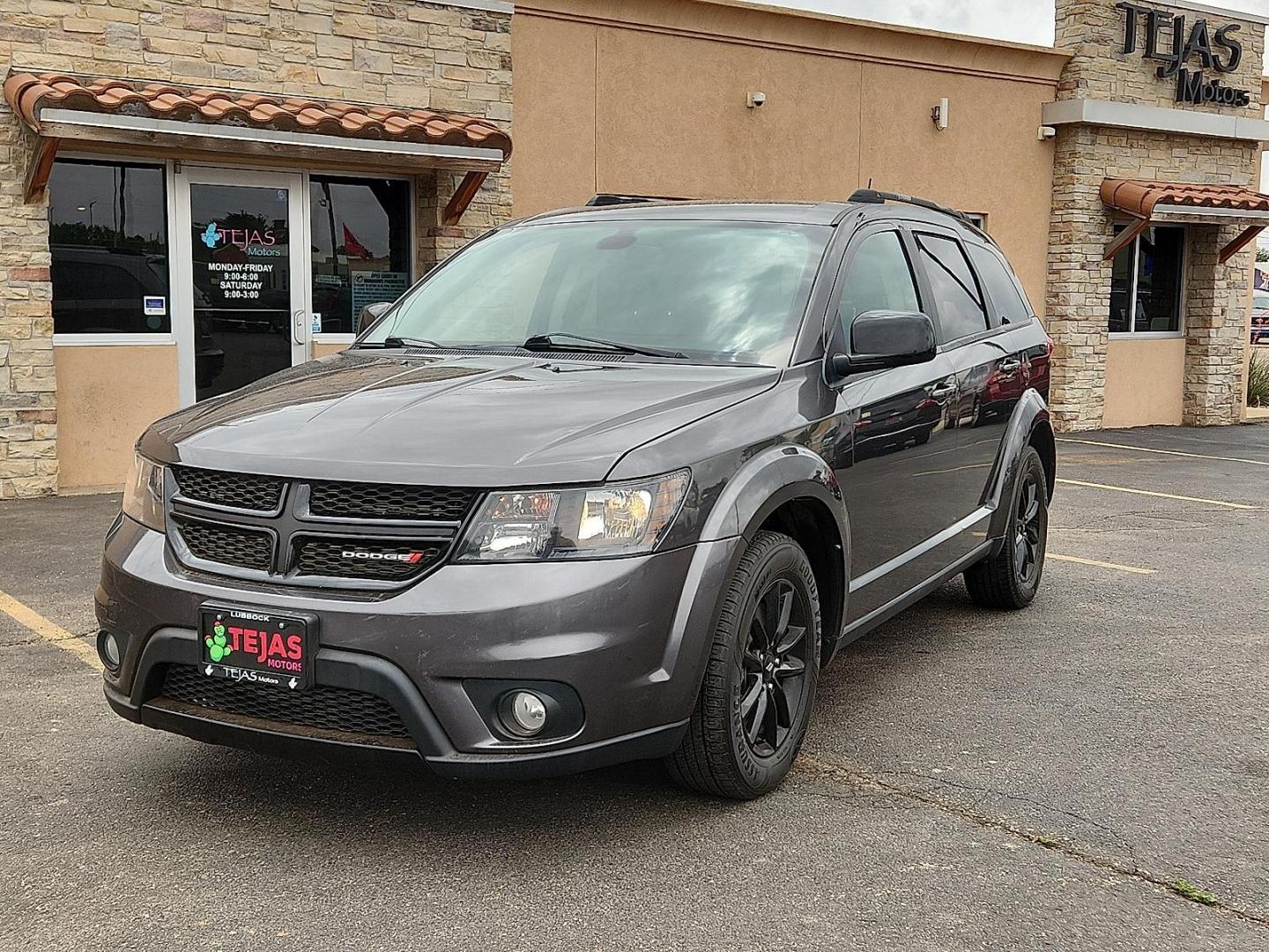 2019 GRAY /Black - X9 Dodge Journey SE (3C4PDCBB2KT) with an Tigershark MultiAir 2.4L I-4 DOHC, VVT variable valve control, regular unleaded, engine with 173HP engine, located at 4110 Avenue Q, Lubbock, 79412, 33.556553, -101.855820 - 05/16/2026 key in envelope god - Photo#1