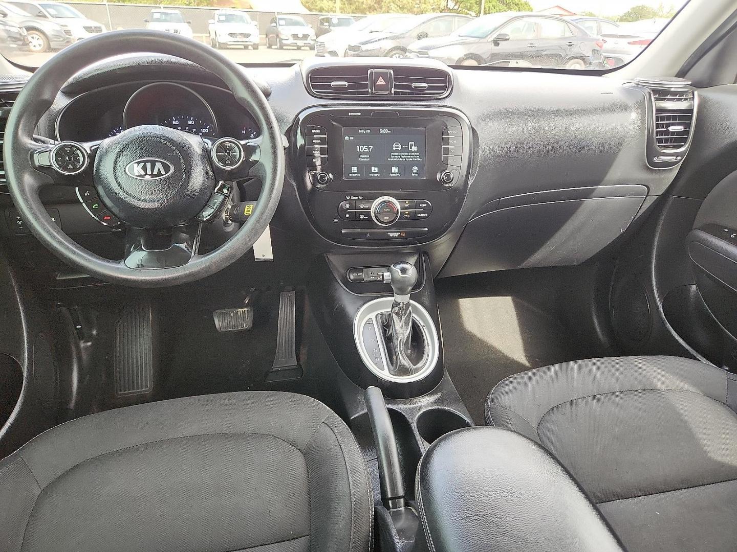 2018 GRAY /Black - EQ Kia Soul + (KNDJP3A58J7) with an 2L I-4 gasoline direct injection, DOHC, D-CVVT variable valve control, regular unleaded, engine with 161HP engine, located at 4110 Avenue Q, Lubbock, 79412, 33.556553, -101.855820 - 05/28/2026 KEY IN ENVELOPE GOD - Photo#6