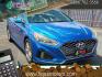 2019 BLUE /Gray - GG Hyundai Sonata SEL (5NPE34AF9KH) with an 2.4L I-4 gasoline direct injection, DOHC, D-CVVT variable valve control, regular unleaded, engine with 185HP engine, located at 4110 Avenue Q, Lubbock, 79412, 33.556553, -101.855820- Photo#0