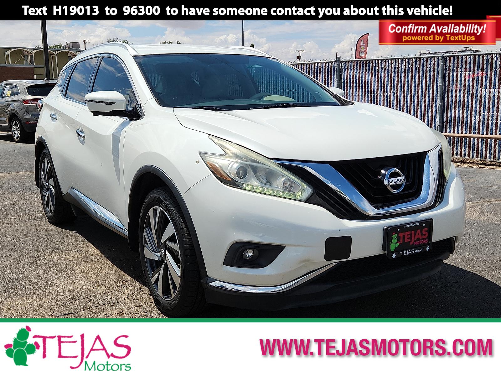 photo of 2016 Nissan Murano Platinum