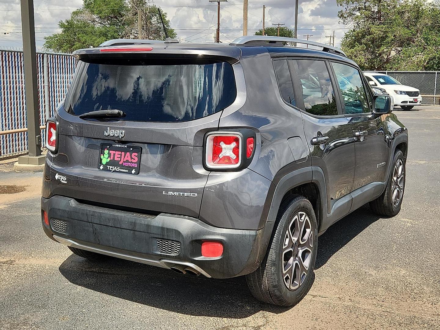 2016 GRAY /Black - X9 Jeep Renegade Limited (ZACCJADT5GP) with an Tigershark MultiAir 2.4L I-4 variable valve control, regular unleaded, engine with 180HP engine, located at 4110 Avenue Q, Lubbock, 79412, 33.556553, -101.855820 - 06/03/2026 KEY IN ENVELOPE GOD - Photo#3