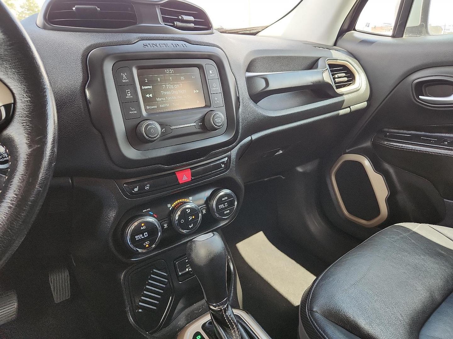 2016 GRAY /Black - X9 Jeep Renegade Limited (ZACCJADT5GP) with an Tigershark MultiAir 2.4L I-4 variable valve control, regular unleaded, engine with 180HP engine, located at 4110 Avenue Q, Lubbock, 79412, 33.556553, -101.855820 - 06/03/2026 KEY IN ENVELOPE GOD - Photo#11