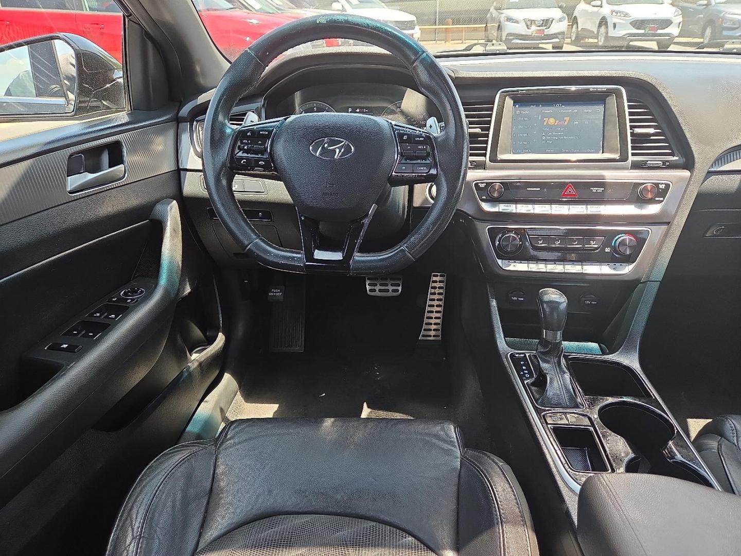 2018 Phantom Black - S3 /Black - CT Hyundai Sonata Sport (5NPE34AF4JH) with an 2.4L I-4 gasoline direct injection, DOHC, D-CVVT variable valve control, regular unleaded, engine with 185HP engine, located at 4110 Avenue Q, Lubbock, 79412, 33.556553, -101.855820 - 06/10/2026 KEY IN ENVELOPE GOD - Photo#6