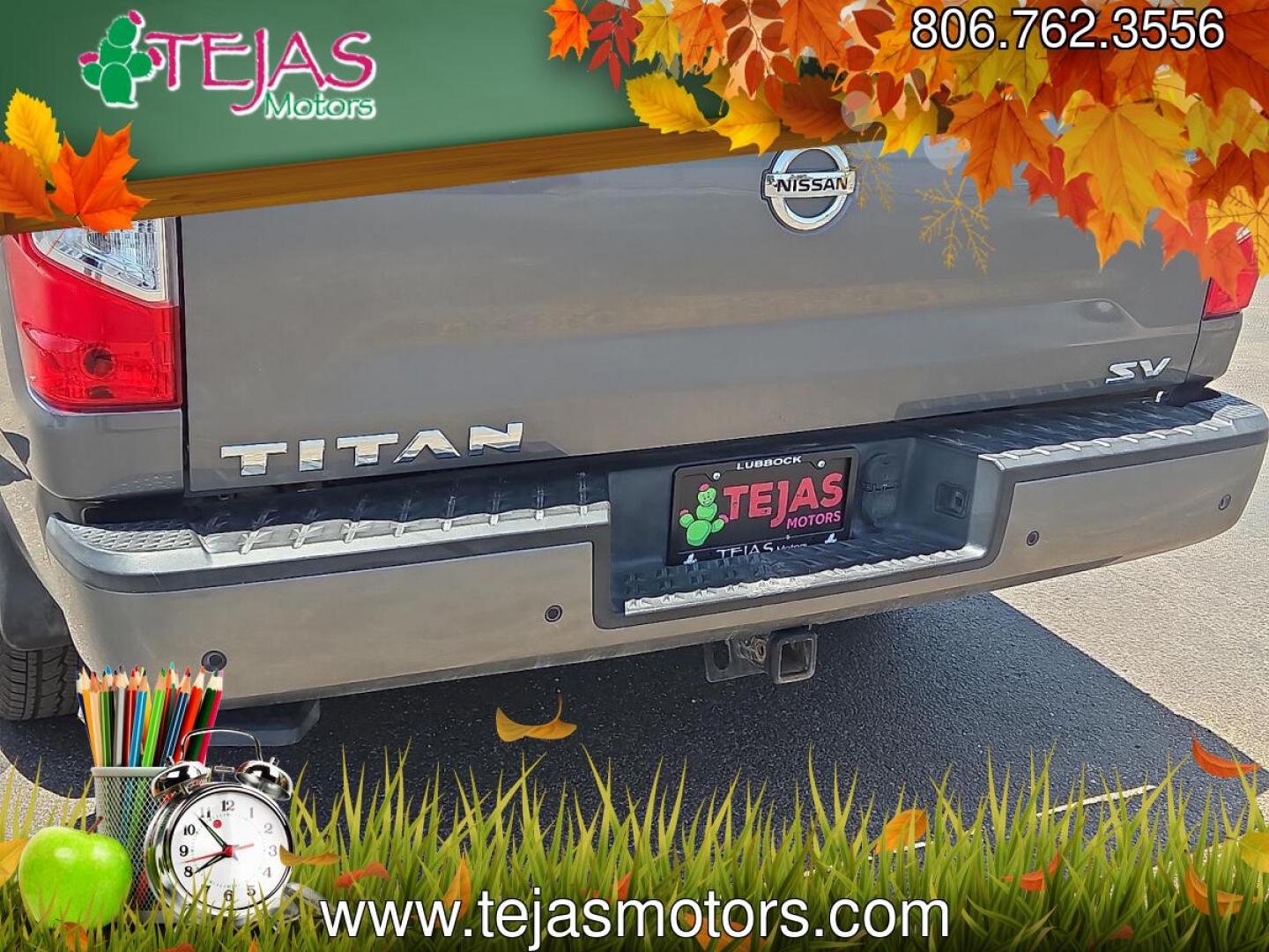 2021 Gun Metallic - KAD /Black - G Nissan TITAN Crew Cab SV 4x2 (1N6AA1EFXMN) with an Endurance 5.6L V-8 gasoline direct injection, DOHC, variable valve control, premium unleaded, engine with 400HP engine, located at 4110 Avenue Q, Lubbock, 79412, 33.556553, -101.855820 - 06/06/2026 KEY IN ENVELOPE GOD- Photo#5