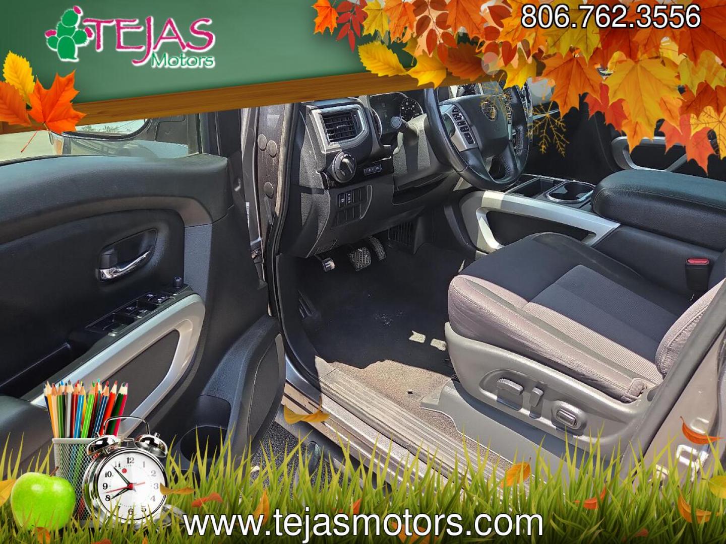 2021 Gun Metallic - KAD /Black - G Nissan TITAN Crew Cab SV 4x2 (1N6AA1EFXMN) with an Endurance 5.6L V-8 gasoline direct injection, DOHC, variable valve control, premium unleaded, engine with 400HP engine, located at 4110 Avenue Q, Lubbock, 79412, 33.556553, -101.855820 - 06/06/2026 KEY IN ENVELOPE GOD- Photo#8