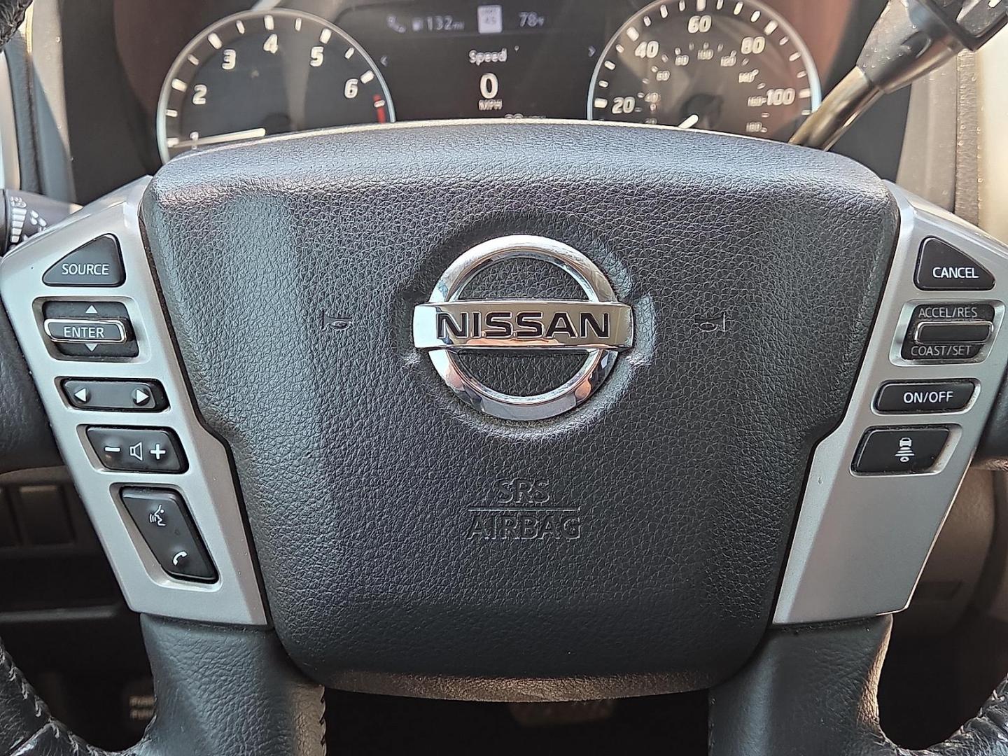 2021 Gun Metallic - KAD /Black - G Nissan TITAN Crew Cab SV 4x2 (1N6AA1EFXMN) with an Endurance 5.6L V-8 gasoline direct injection, DOHC, variable valve control, premium unleaded, engine with 400HP engine, located at 4110 Avenue Q, Lubbock, 79412, 33.556553, -101.855820 - 06/06/2026 KEY IN ENVELOPE GOD - Photo#11