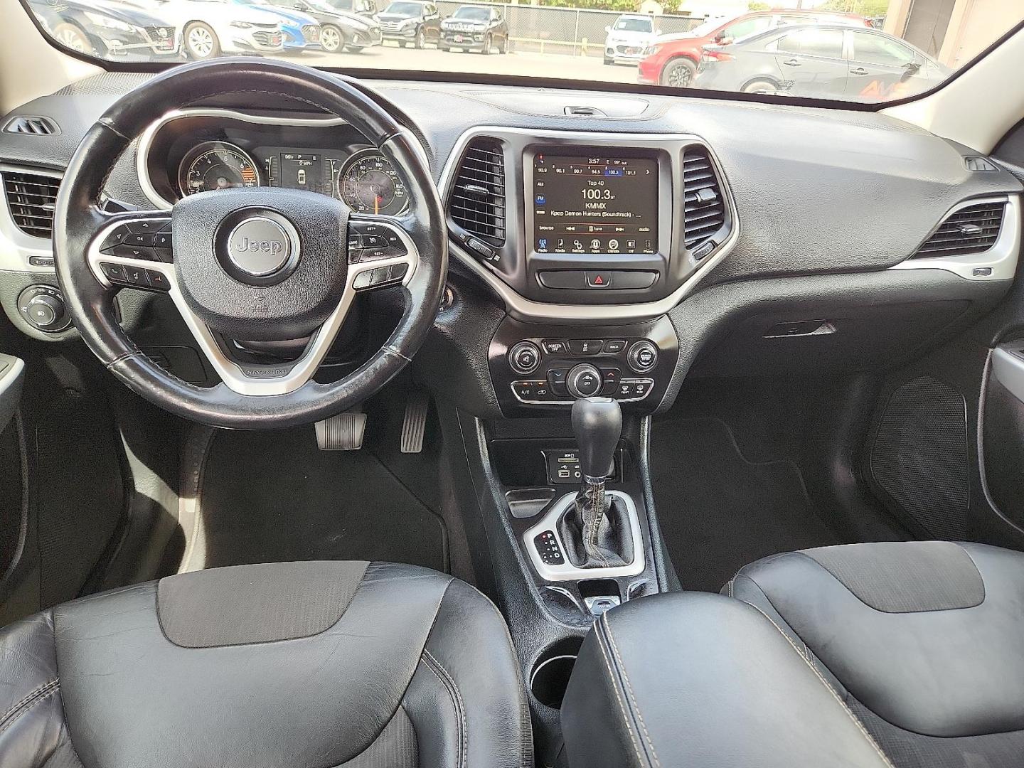 2018 SILVER /Black - X9 Jeep Cherokee Latitude Plus FWD (1C4PJLLB3JD) with an Tigershark MultiAir 2.4L I-4 variable valve control, regular unleaded, engine with 184HP engine, located at 4110 Avenue Q, Lubbock, 79412, 33.556553, -101.855820 - 03/10/2026 KEY IN ENVELOPE GOD - Photo#7