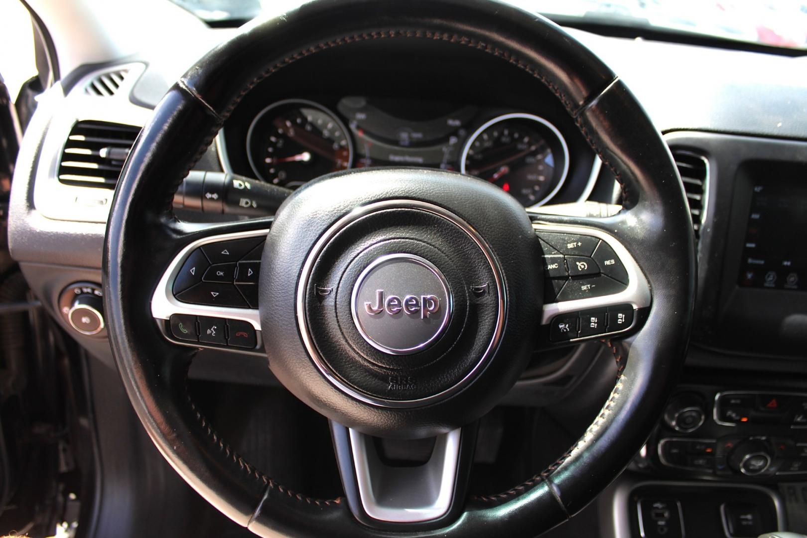 2020 BLACK Jeep Compass Sun and Safety FWD (3C4NJCBB4LT) with an 2.4L I-4 variable valve control, regular gasoline, engine with 180HP engine, located at 4110 Avenue Q, Lubbock, 79412, 33.556553, -101.855820 - 06/10/2026 KEY IN ENVELOPE GOD- Photo#10