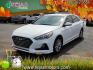 2018 WHITE /Beige - BB Hyundai Sonata ECO (5NPE24AA2JH) with an 1.6L I-4 gasoline direct injection, DOHC, variable valve control, intercooled turbo, regular unleaded, engine with 178HP engine, located at 4110 Avenue Q, Lubbock, 79412, 33.556553, -101.855820- Photo#1
