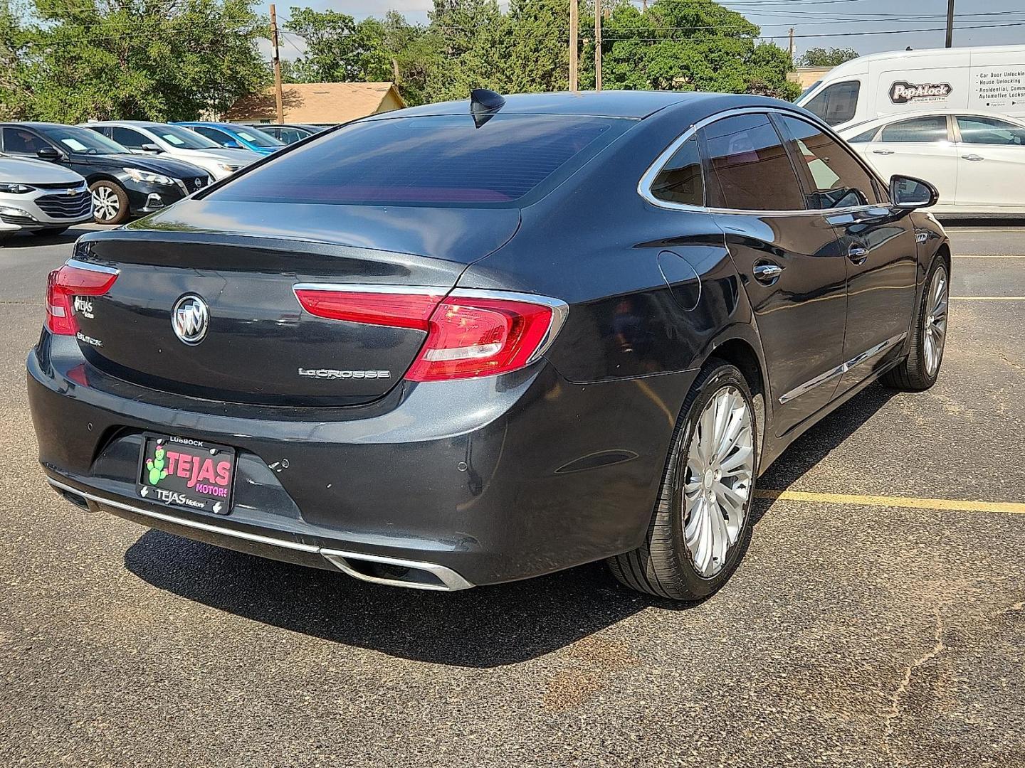 2017 GRAY /Ebony/Ebony Accents - H1Y Buick LaCrosse Essence (1G4ZP5SS4HU) with an 3.6L V-6 gasoline direct injection, DOHC, VVT variable valve control, regular unleaded, engine with cylinder deactivation and 310HP engine, located at 4110 Avenue Q, Lubbock, 79412, 33.556553, -101.855820 - 06/2082026 KEY IN ENVELOPE GOD- Photo#3
