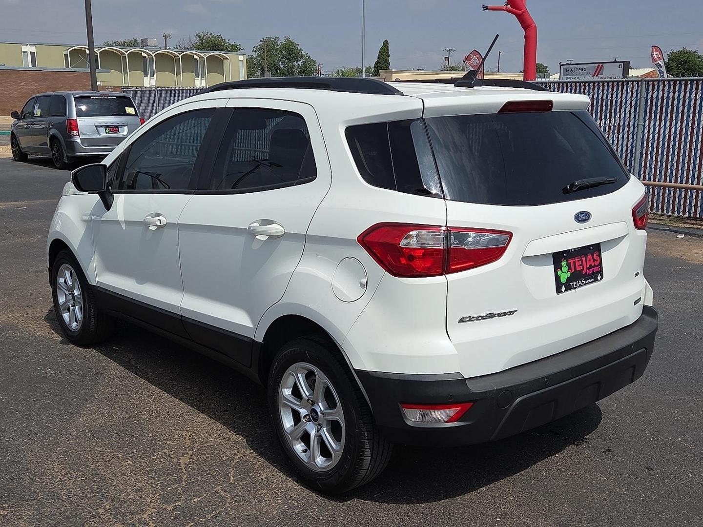 2019 Diamond White - ZA /Ebony Black - NB Ford EcoSport SE (MAJ3S2GE8KC) with an EcoBoost 1L I-3 gasoline direct injection, DOHC, variable valve control, intercooled turbo, regular unleaded, engine with 123HP engine, located at 4110 Avenue Q, Lubbock, 79412, 33.556553, -101.855820 - 06/20/2026 KEY IN ENVELOPE GOD - Photo#3