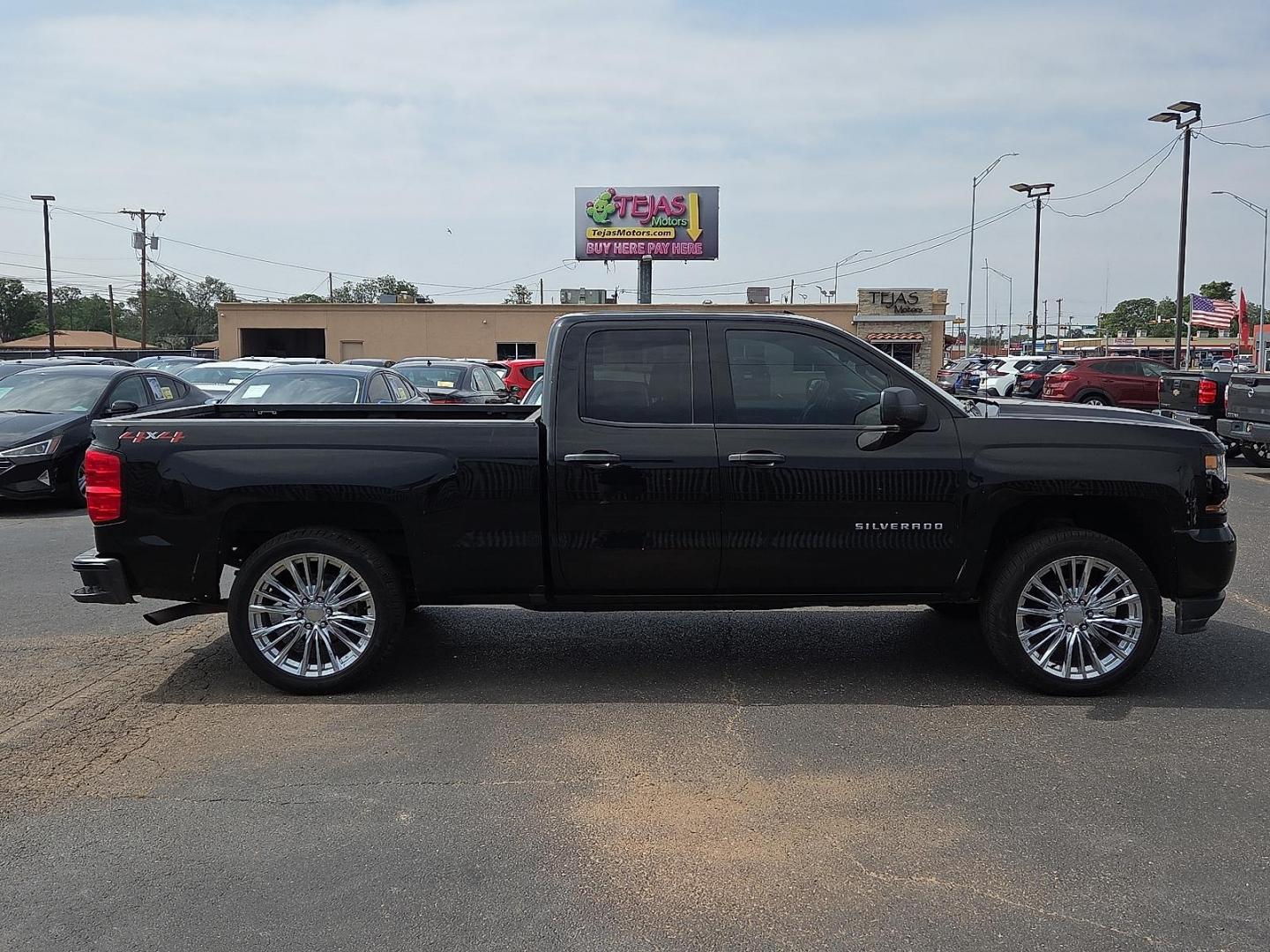 2019 Black /Dark Ash/Jet Black - H2R Chevrolet Silverado 1500 LD Silverado Custom (2GCVKMEC6K1) with an EcoTec3 5.3L V-8 gasoline direct injection, variable valve control, regular unleaded, engine with cylinder deactivation and 355HP engine, located at 4110 Avenue Q, Lubbock, 79412, 33.556553, -101.855820 - 06/20/2026 KEY IN ENVELOPE GOD- Photo#1