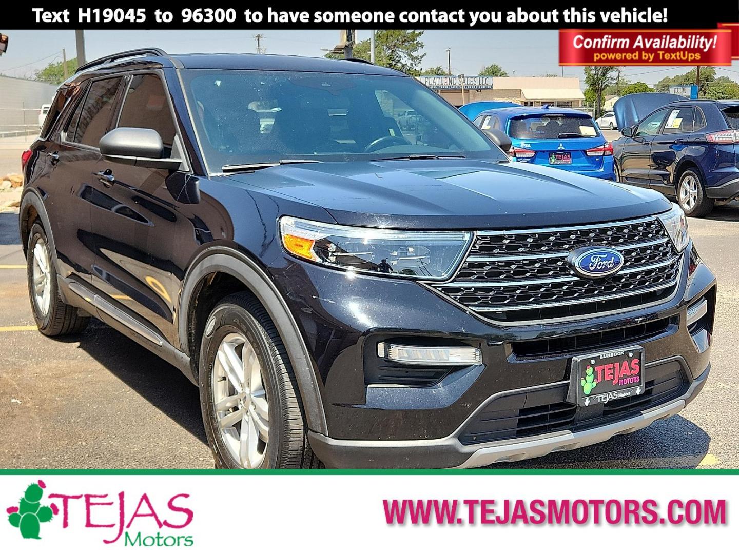 2020 BLACK /Ebony - S6 Ford Explorer XLT (1FMSK7DH2LG) with an EcoBoost 2.3L I-4 gasoline direct injection, DOHC, variable valve control, intercooled turbo, premium unleaded, engine with 300HP engine, located at 4110 Avenue Q, Lubbock, 79412, 33.556553, -101.855820 - Photo#0