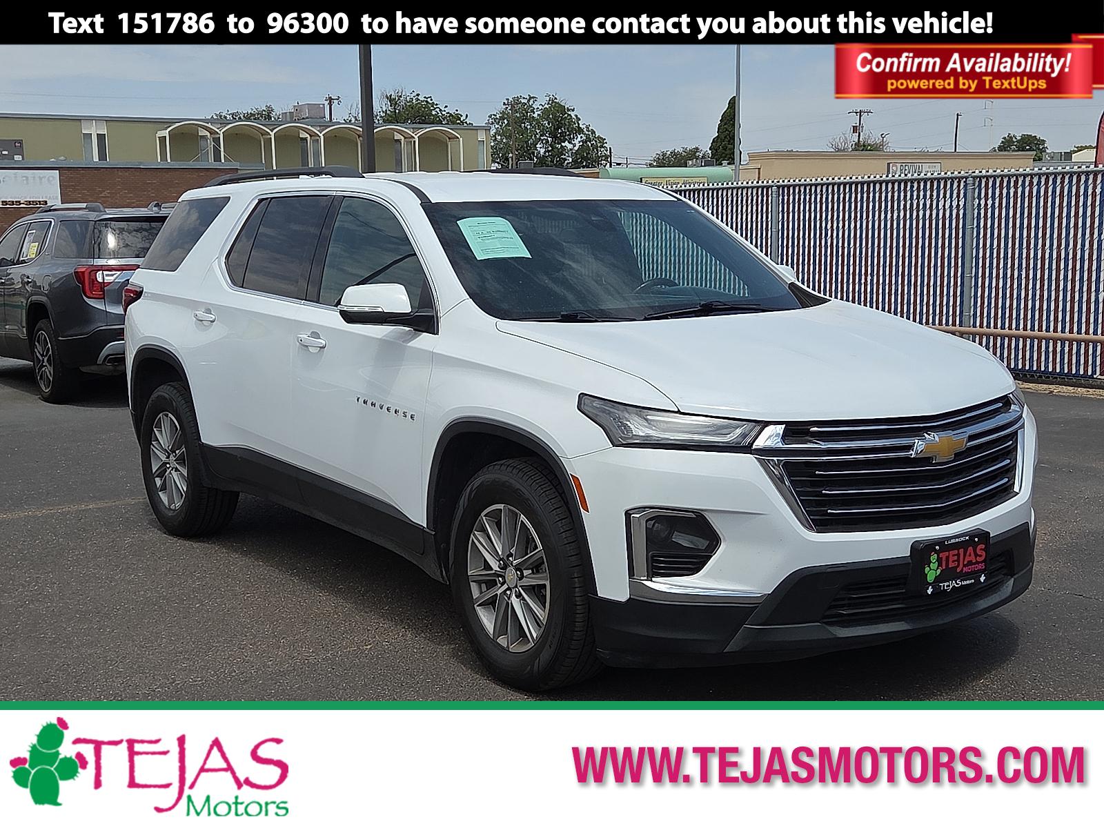 photo of 2022 Chevrolet Traverse FWD LT Cloth