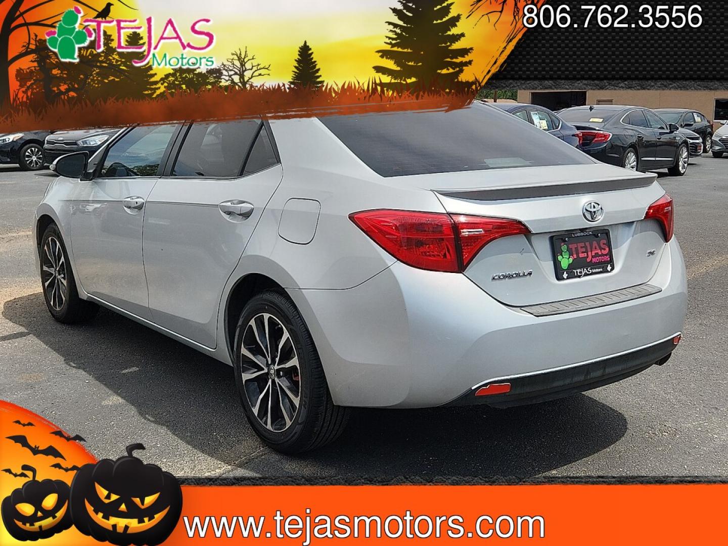 2018 SILVER /Steel Gray - 10 Toyota Corolla L (5YFBURHE8JP) with an 1.8L I-4 DOHC, VVT-i variable valve control, regular unleaded, engine with 132HP engine, located at 4110 Avenue Q, Lubbock, 79412, 33.556553, -101.855820 - 07/31/2023 KEY IN ENVELOPE GOD- Photo#2