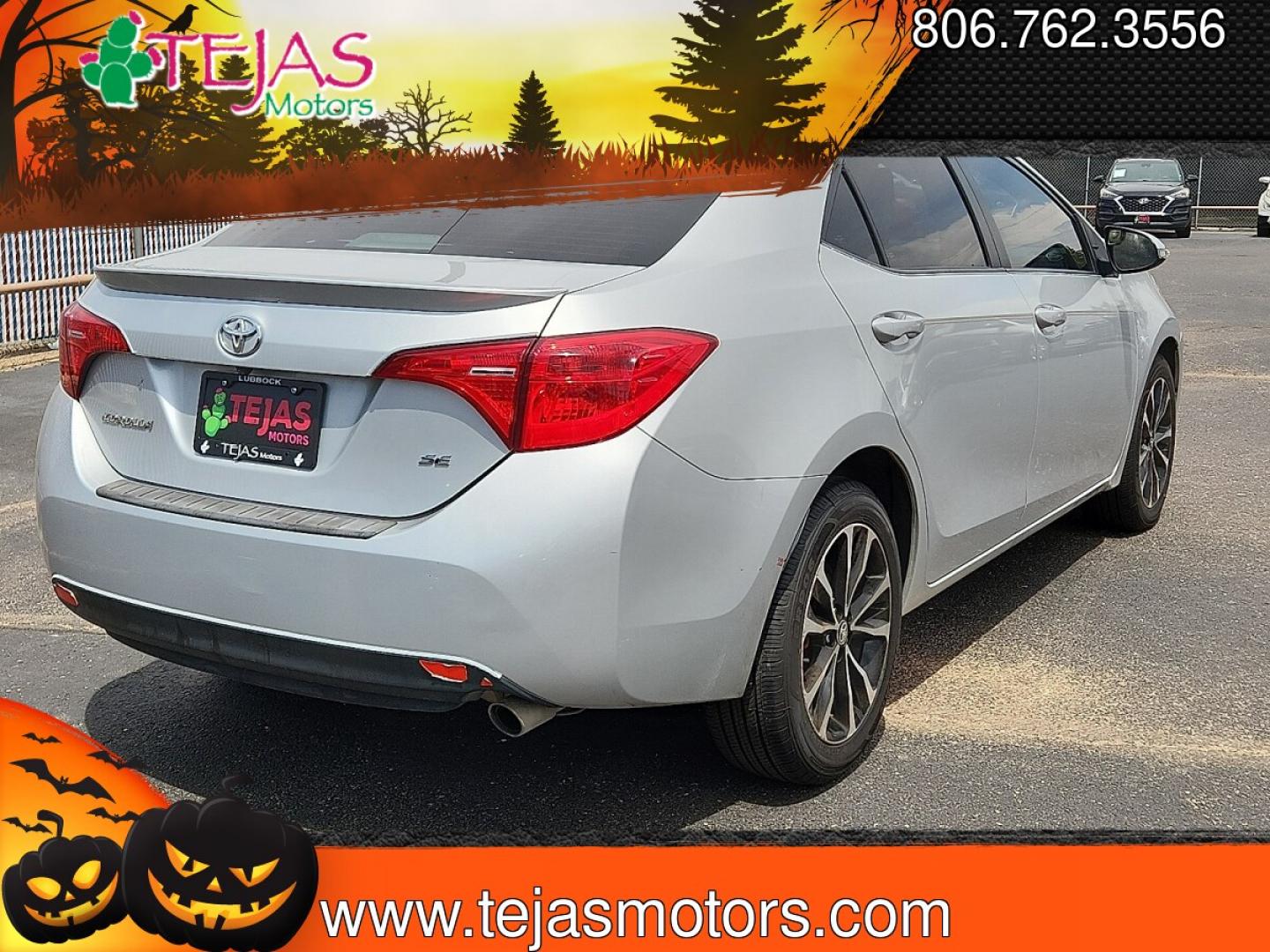 2018 SILVER /Steel Gray - 10 Toyota Corolla L (5YFBURHE8JP) with an 1.8L I-4 DOHC, VVT-i variable valve control, regular unleaded, engine with 132HP engine, located at 4110 Avenue Q, Lubbock, 79412, 33.556553, -101.855820 - 07/31/2023 KEY IN ENVELOPE GOD- Photo#3