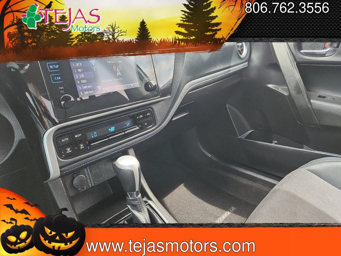 2018 SILVER /Steel Gray - 10 Toyota Corolla L (5YFBURHE8JP) with an 1.8L I-4 DOHC, VVT-i variable valve control, regular unleaded, engine with 132HP engine, located at 4110 Avenue Q, Lubbock, 79412, 33.556553, -101.855820 - 07/31/2023 KEY IN ENVELOPE GOD- Photo#11