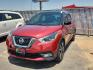 2020 RED Nissan Kicks SR Xtronic CVT (3N1CP5DV8LL) with an 1.6L I-4 DOHC, CVTCS variable valve control, regular unleaded, engine with 122HP engine, located at 4110 Avenue Q, Lubbock, 79412, 33.556553, -101.855820 - 07/11/2026 KEY IN ENVELOPE GOD- Photo#1