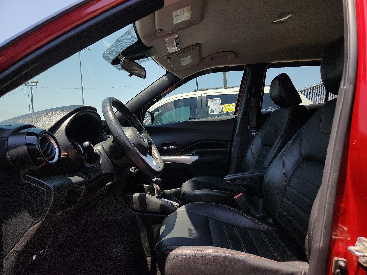 2020 RED Nissan Kicks SR Xtronic CVT (3N1CP5DV8LL) with an 1.6L I-4 DOHC, CVTCS variable valve control, regular unleaded, engine with 122HP engine, located at 4110 Avenue Q, Lubbock, 79412, 33.556553, -101.855820 - 07/11/2026 KEY IN ENVELOPE GOD- Photo#7