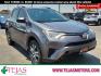 2017 GRAY /Black - 20 Toyota RAV4 LE (2T3ZFREVXHW) with an 2.5L I-4 DOHC, VVT-i variable valve control, regular unleaded, engine with 176HP engine, located at 4110 Avenue Q, Lubbock, 79412, 33.556553, -101.855820- Photo#0