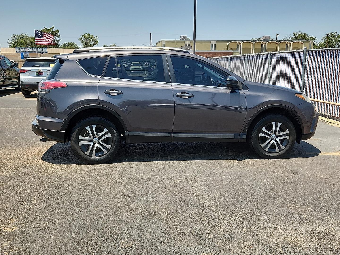 2017 GRAY /Black - 20 Toyota RAV4 LE (2T3ZFREVXHW) with an 2.5L I-4 DOHC, VVT-i variable valve control, regular unleaded, engine with 176HP engine, located at 4110 Avenue Q, Lubbock, 79412, 33.556553, -101.855820 - 07/112026 KEY IN ENVELOPE GOD- Photo#3