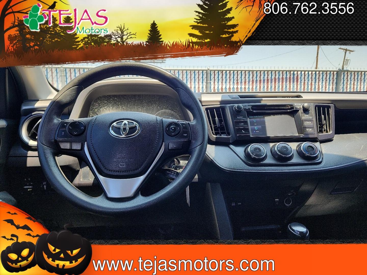 2017 GRAY /Black - 20 Toyota RAV4 LE (2T3ZFREVXHW) with an 2.5L I-4 DOHC, VVT-i variable valve control, regular unleaded, engine with 176HP engine, located at 4110 Avenue Q, Lubbock, 79412, 33.556553, -101.855820 - 07/112026 KEY IN ENVELOPE GOD- Photo#6