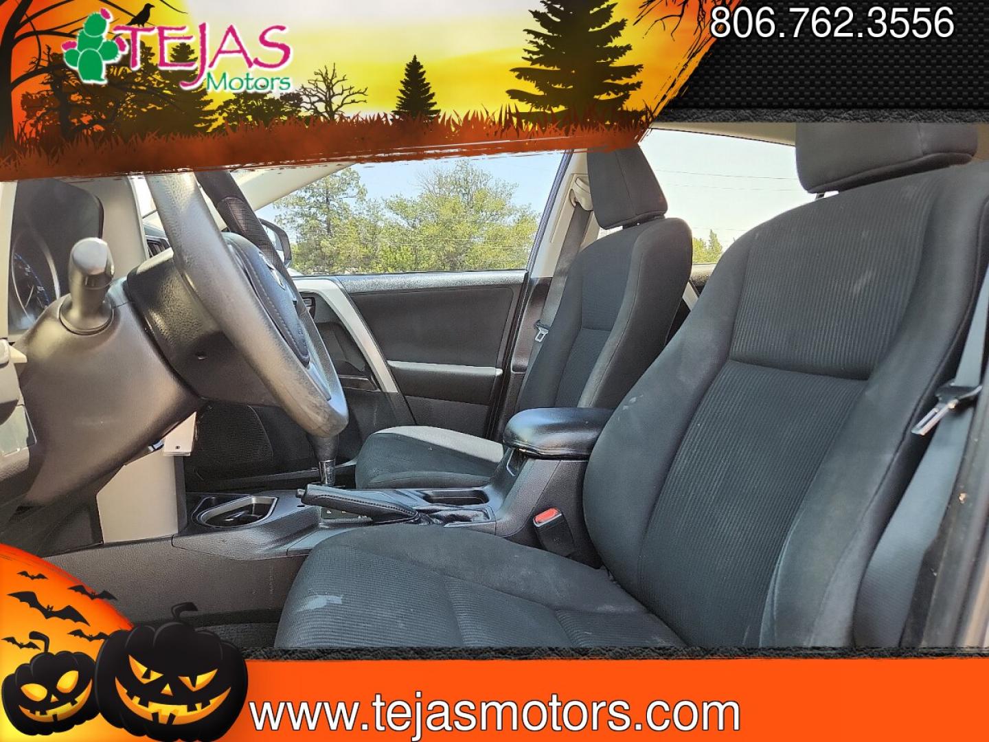 2017 GRAY /Black - 20 Toyota RAV4 LE (2T3ZFREVXHW) with an 2.5L I-4 DOHC, VVT-i variable valve control, regular unleaded, engine with 176HP engine, located at 4110 Avenue Q, Lubbock, 79412, 33.556553, -101.855820 - 07/112026 KEY IN ENVELOPE GOD- Photo#7