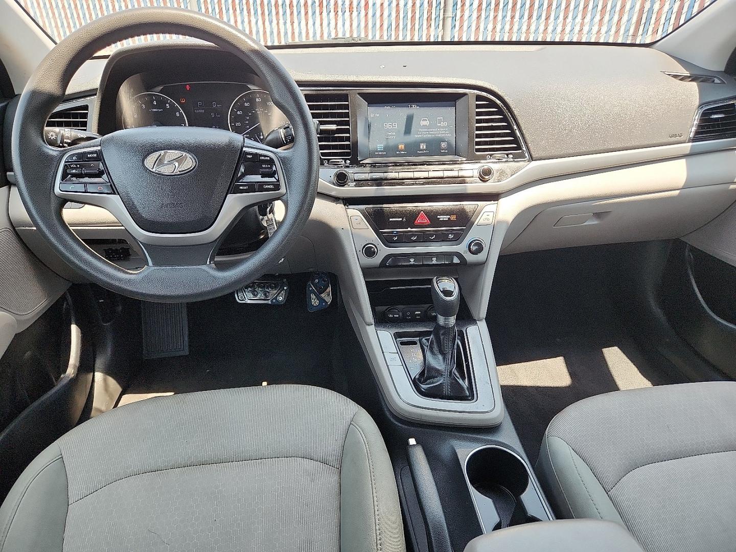 2017 SILVER Hyundai Elantra SE (5NPD84LF1HH) with an Nu 2L I-4 DOHC, D-CVVT variable valve control, regular unleaded, engine with 147HP engine, located at 4110 Avenue Q, Lubbock, 79412, 33.556553, -101.855820 - 07/11/2026 KEY IN ENVELOPE GOD- Photo#6