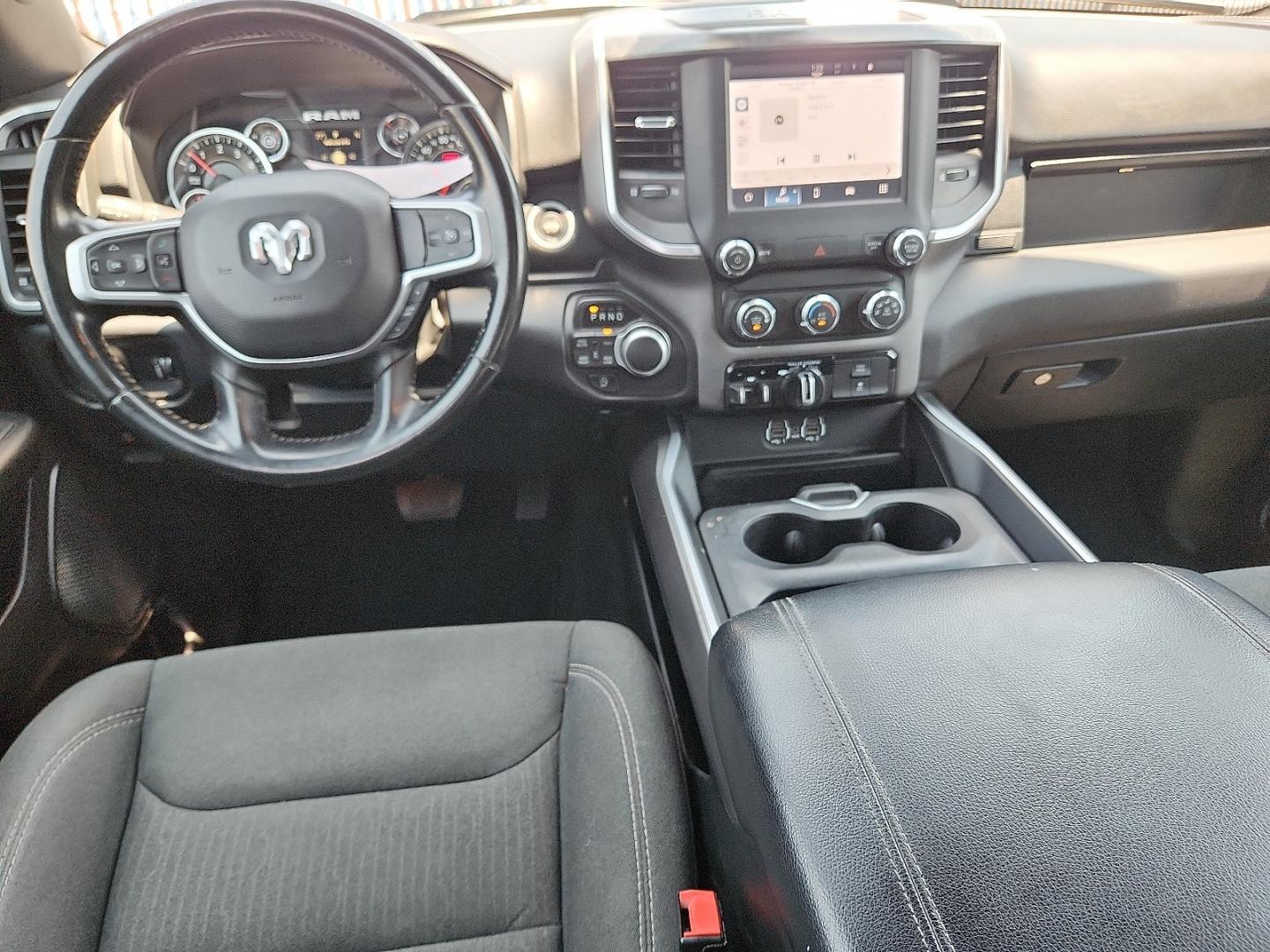 2022 BLACK /Black - X9 Ram 1500 Big Horn Quad Cab 4x4 6'4" Box (1C6RRFBG2NN) with an 3.6L V-6 DOHC, variable valve control, regular unleaded, engine with 305HP engine, located at 4110 Avenue Q, Lubbock, 79412, 33.556553, -101.855820- Photo#6