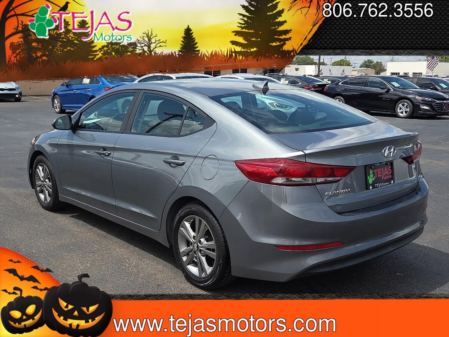 2017 Galactic Gray - UYS /Black - TRY Hyundai Elantra Value Edition (KMHD84LF6HU) with an Nu 2L I-4 DOHC, D-CVVT variable valve control, regular unleaded, engine with 147HP engine, located at 4110 Avenue Q, Lubbock, 79412, 33.556553, -101.855820 - 07/11/2026 KEY IN ENVELOPE GOD- Photo#3