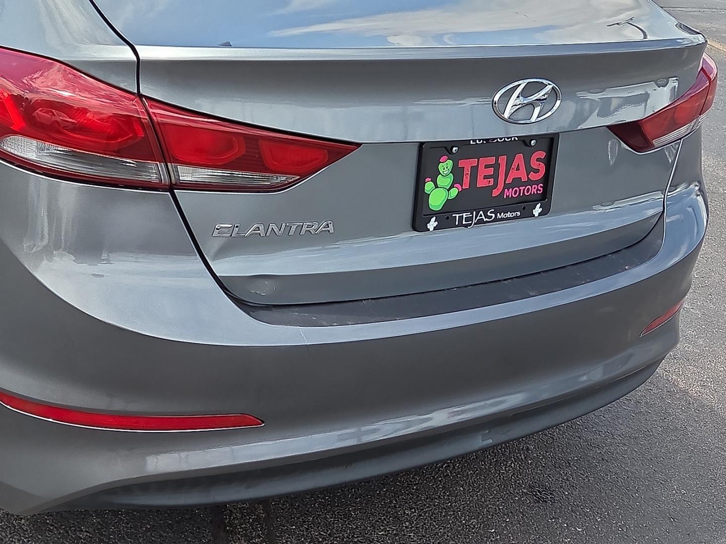 2017 Galactic Gray - UYS /Black - TRY Hyundai Elantra Value Edition (KMHD84LF6HU) with an Nu 2L I-4 DOHC, D-CVVT variable valve control, regular unleaded, engine with 147HP engine, located at 4110 Avenue Q, Lubbock, 79412, 33.556553, -101.855820 - 07/11/2026 KEY IN ENVELOPE GOD- Photo#6