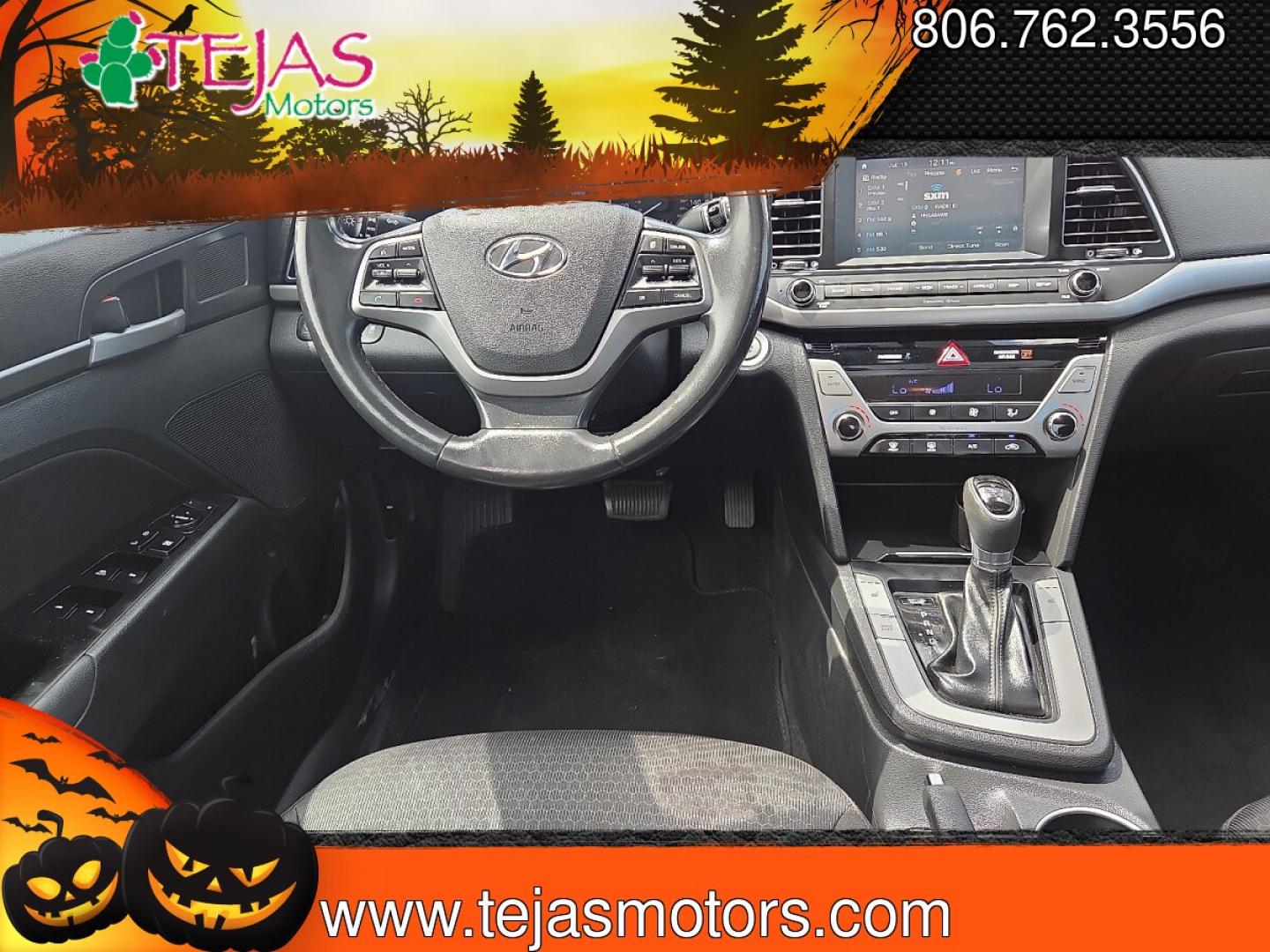2017 Galactic Gray - UYS /Black - TRY Hyundai Elantra Value Edition (KMHD84LF6HU) with an Nu 2L I-4 DOHC, D-CVVT variable valve control, regular unleaded, engine with 147HP engine, located at 4110 Avenue Q, Lubbock, 79412, 33.556553, -101.855820 - 07/11/2026 KEY IN ENVELOPE GOD- Photo#8