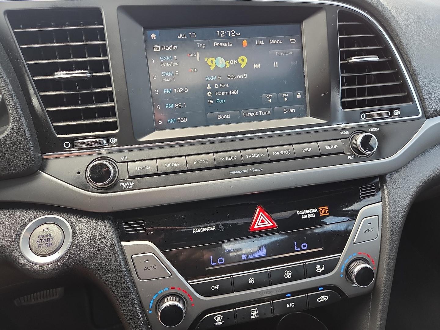 2017 Galactic Gray - UYS /Black - TRY Hyundai Elantra Value Edition (KMHD84LF6HU) with an Nu 2L I-4 DOHC, D-CVVT variable valve control, regular unleaded, engine with 147HP engine, located at 4110 Avenue Q, Lubbock, 79412, 33.556553, -101.855820 - 07/11/2026 KEY IN ENVELOPE GOD- Photo#11