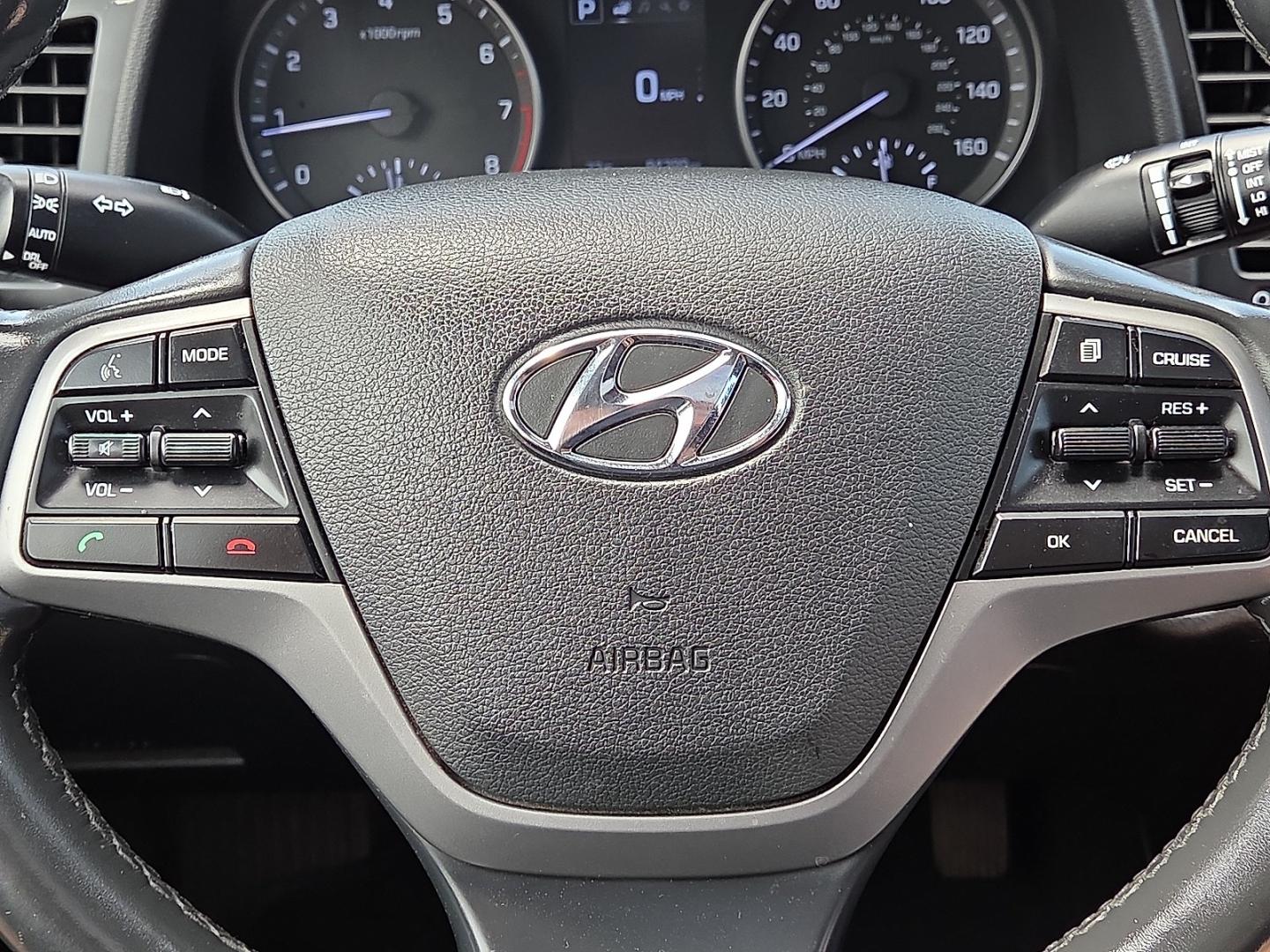 2017 Galactic Gray - UYS /Black - TRY Hyundai Elantra Value Edition (KMHD84LF6HU) with an Nu 2L I-4 DOHC, D-CVVT variable valve control, regular unleaded, engine with 147HP engine, located at 4110 Avenue Q, Lubbock, 79412, 33.556553, -101.855820 - 07/11/2026 KEY IN ENVELOPE GOD- Photo#13