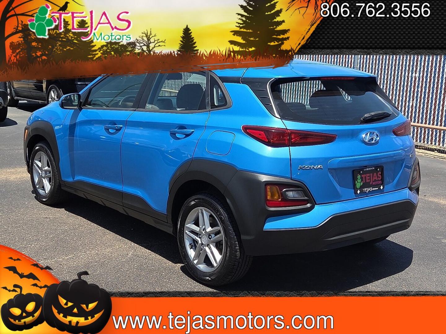 2020 Surf Blue - Z3U /Gray/Black - LGY Hyundai Kona SE (KM8K1CAA2LU) with an Nu 2L I-4 DOHC, D-CVVT variable valve control, regular unleaded, engine with 147HP engine, located at 4110 Avenue Q, Lubbock, 79412, 33.556553, -101.855820 - 07/18/2026 KEY IN ENVELOPE GOD- Photo#3
