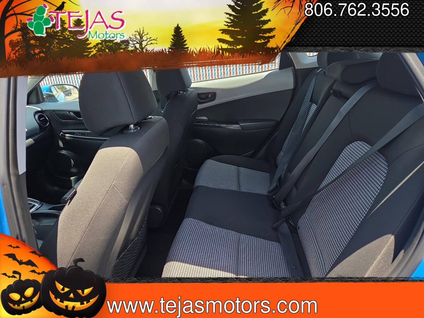 2020 Surf Blue - Z3U /Gray/Black - LGY Hyundai Kona SE (KM8K1CAA2LU) with an Nu 2L I-4 DOHC, D-CVVT variable valve control, regular unleaded, engine with 147HP engine, located at 4110 Avenue Q, Lubbock, 79412, 33.556553, -101.855820 - 07/18/2026 KEY IN ENVELOPE GOD- Photo#6