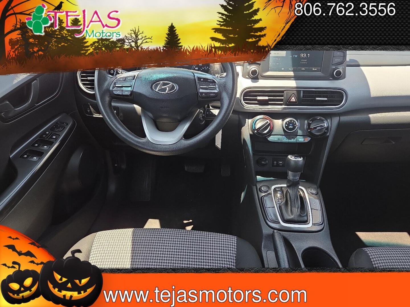 2020 Surf Blue - Z3U /Gray/Black - LGY Hyundai Kona SE (KM8K1CAA2LU) with an Nu 2L I-4 DOHC, D-CVVT variable valve control, regular unleaded, engine with 147HP engine, located at 4110 Avenue Q, Lubbock, 79412, 33.556553, -101.855820 - 07/18/2026 KEY IN ENVELOPE GOD- Photo#7
