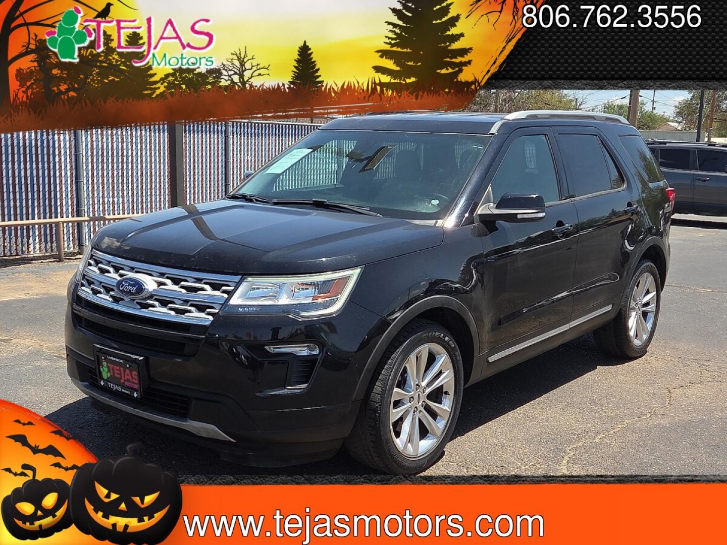 2019 Agate Black Metallic - UM /Medium Stone/Medium Light Stone - 8L Ford Explorer XLT (1FM5K7D82KG) with an 3.5L Ti-VCT V6 Flex Fuel Engine engine, located at 4110 Avenue Q, Lubbock, 79412, 33.556553, -101.855820 - 07/18/2026 KEY IN ENVELOPE GOD- Photo#4