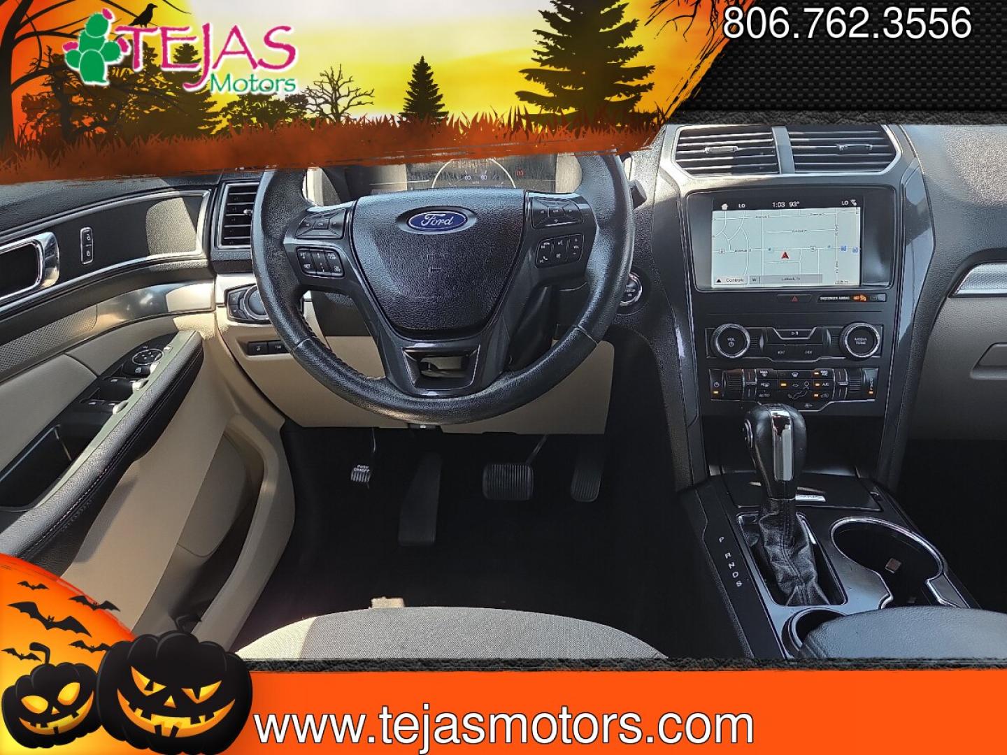 2019 Agate Black Metallic - UM /Medium Stone/Medium Light Stone - 8L Ford Explorer XLT (1FM5K7D82KG) with an 3.5L Ti-VCT V6 Flex Fuel Engine engine, located at 4110 Avenue Q, Lubbock, 79412, 33.556553, -101.855820 - 07/18/2026 KEY IN ENVELOPE GOD- Photo#8