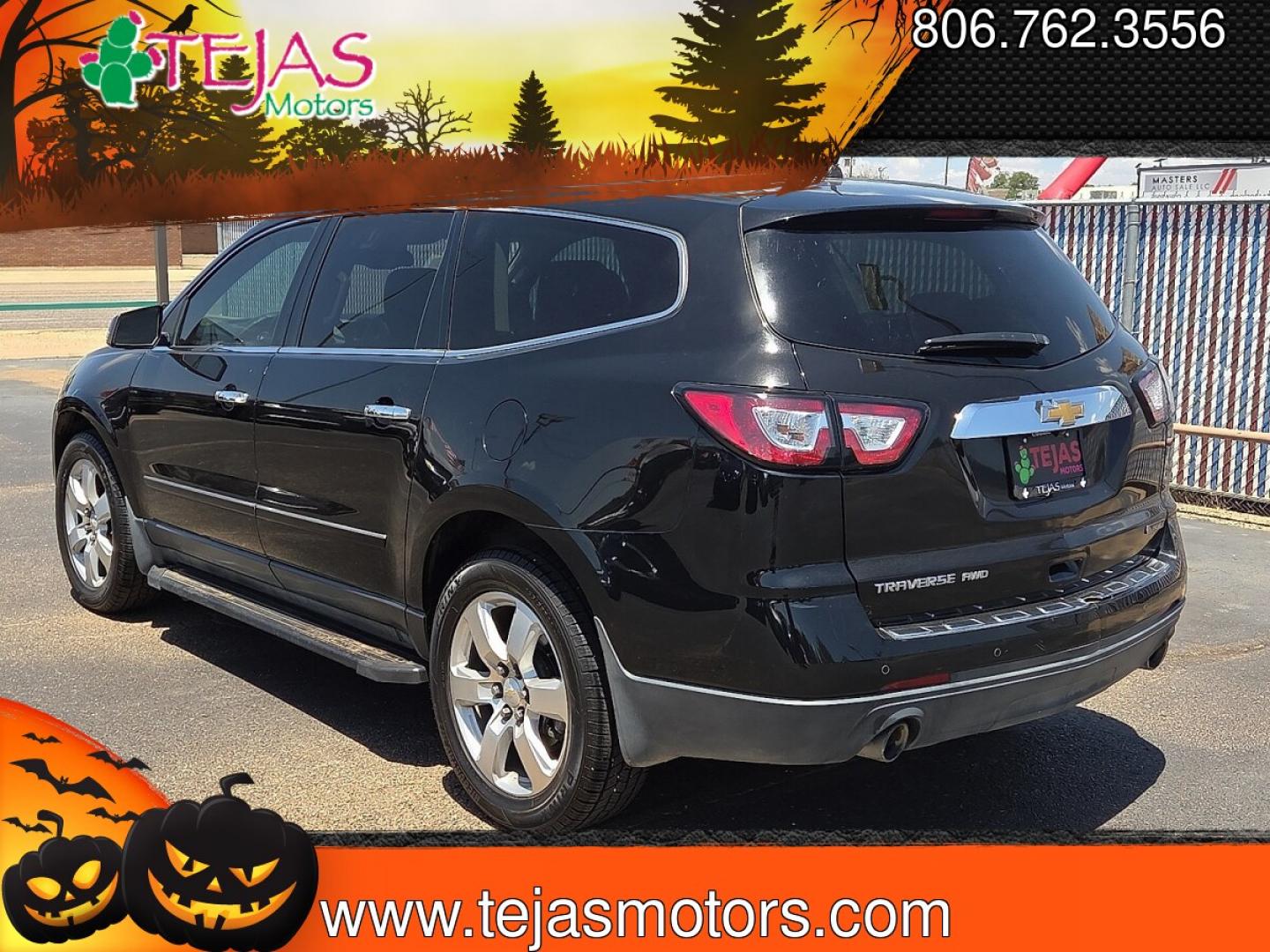 2017 Mosaic Black Metallic - GB8 /Ebony - 193 Chevrolet Traverse Premier (1GNKVJKD2HJ) with an 3.6L V-6 gasoline direct injection, DOHC, variable valve control, regular unleaded, engine with 288HP engine, located at 4110 Avenue Q, Lubbock, 79412, 33.556553, -101.855820 - 07/18/2026 KEY IN ENVELOPE GOD- Photo#3