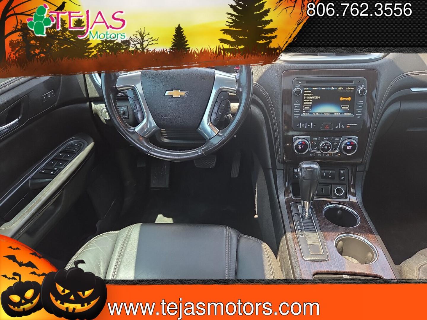 2017 Mosaic Black Metallic - GB8 /Ebony - 193 Chevrolet Traverse Premier (1GNKVJKD2HJ) with an 3.6L V-6 gasoline direct injection, DOHC, variable valve control, regular unleaded, engine with 288HP engine, located at 4110 Avenue Q, Lubbock, 79412, 33.556553, -101.855820 - 07/18/2026 KEY IN ENVELOPE GOD- Photo#8