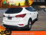 2017 WHITE /Gray - VFG Hyundai Santa Fe Sport 2.4L (5NMZT3LB1HH) with an Theta II 2.4L I-4 gasoline direct injection, DOHC, variable valve control, regular unleaded, engine with 185HP engine, located at 4110 Avenue Q, Lubbock, 79412, 33.556553, -101.855820 - 07/29/2026 KEY IN ENVELOPE GOD- Photo#3