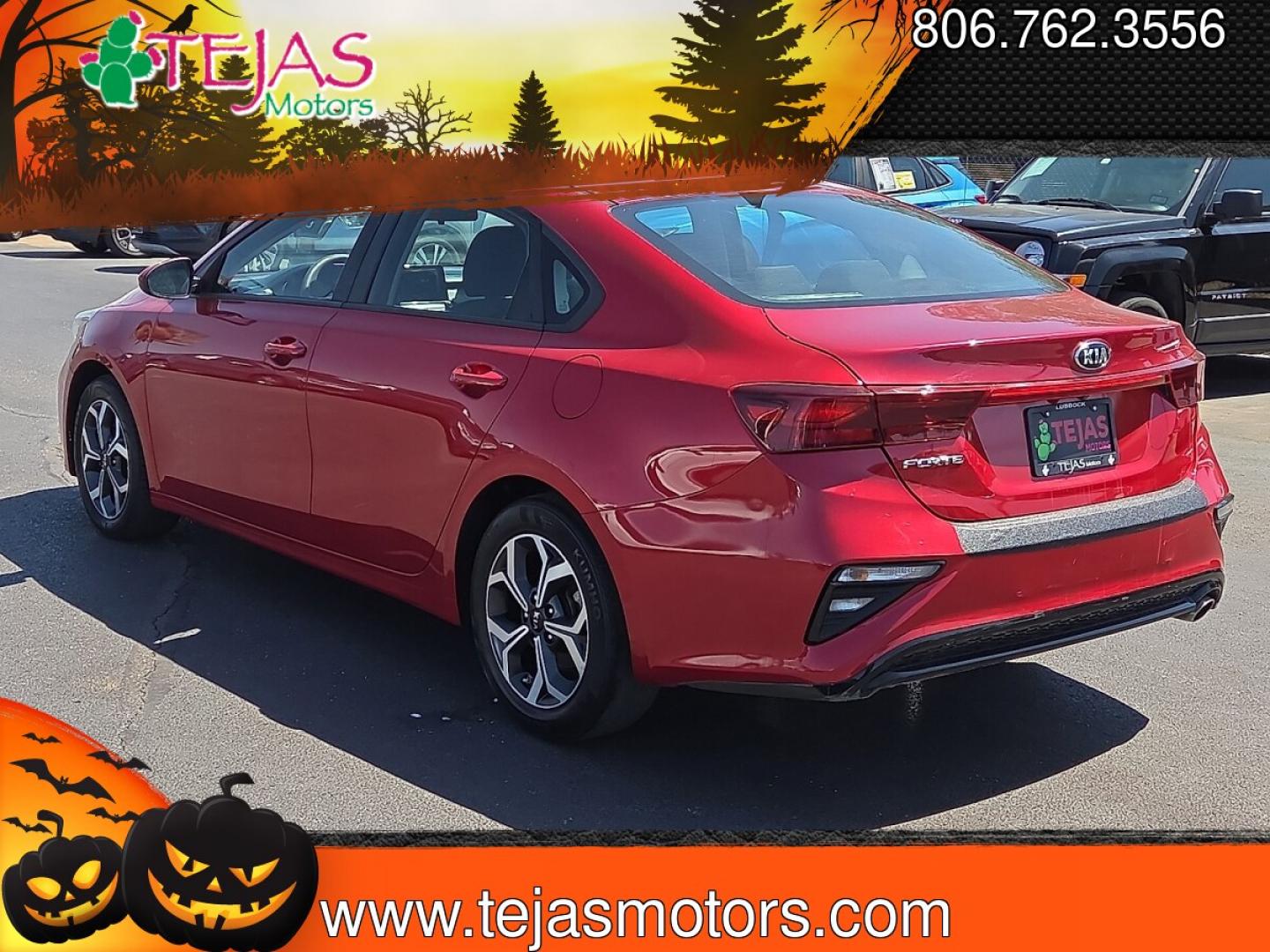 2019 Currant Red /Black - WK Kia Forte LXS (3KPF24AD0KE) with an 2L I-4 DOHC, D-CVVT variable valve control, regular unleaded, engine with 147HP engine, located at 4110 Avenue Q, Lubbock, 79412, 33.556553, -101.855820 - 07/29/2026 KEY IN ENVELOPE GOD- Photo#3