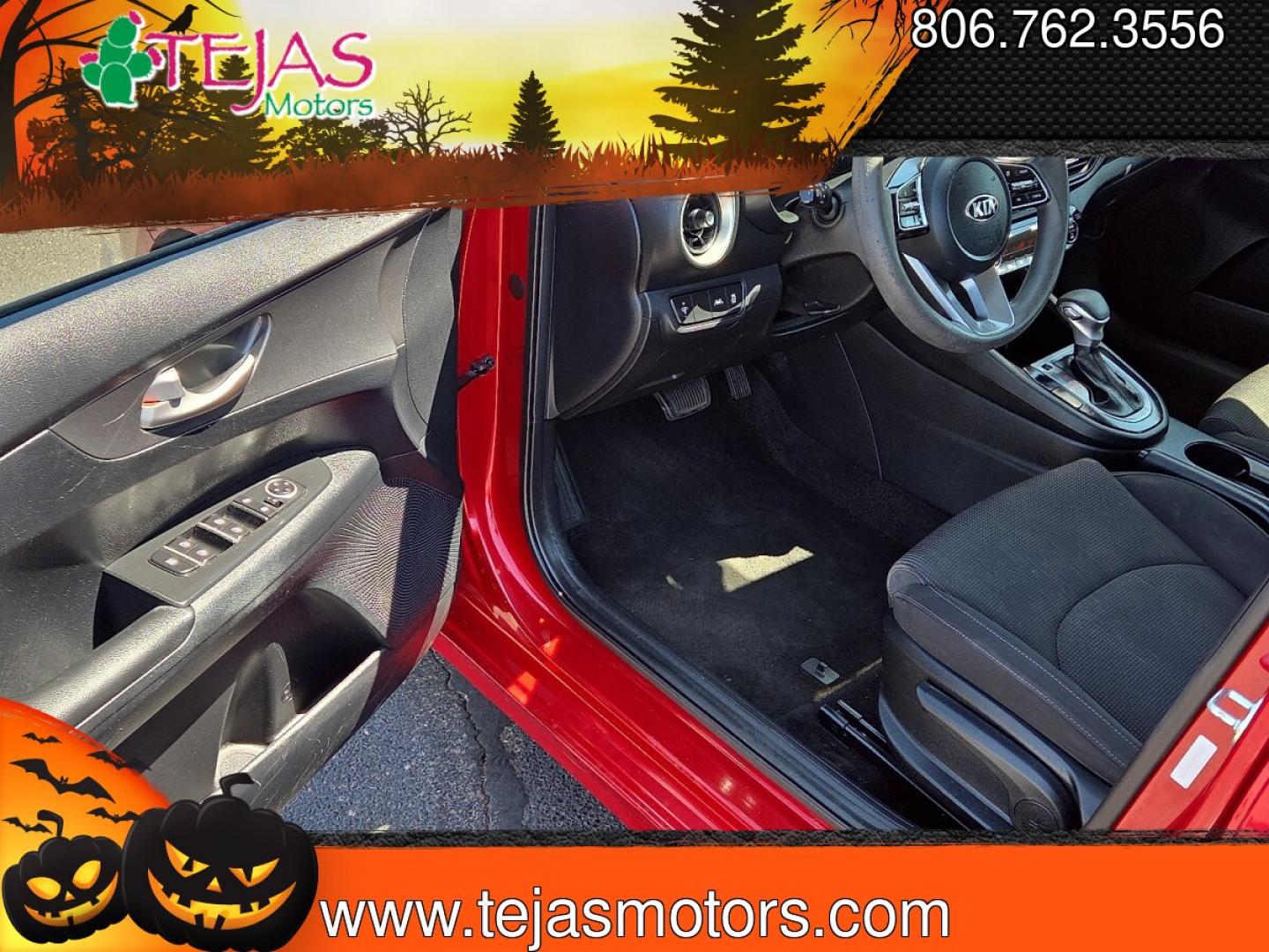 2019 Currant Red /Black - WK Kia Forte LXS (3KPF24AD0KE) with an 2L I-4 DOHC, D-CVVT variable valve control, regular unleaded, engine with 147HP engine, located at 4110 Avenue Q, Lubbock, 79412, 33.556553, -101.855820 - 07/29/2026 KEY IN ENVELOPE GOD- Photo#8