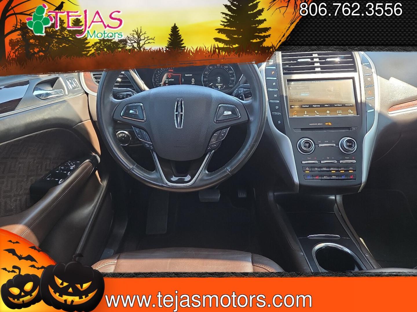 2017 Diamond Black Metallic - W9 /Ganache - 36 Lincoln MKC Black Label (5LMCJ4C92HU) with an 2L I-4 gasoline direct injection, DOHC, variable valve control, intercooled turbo, premium unleaded, engine with 240HP engine, located at 4110 Avenue Q, Lubbock, 79412, 33.556553, -101.855820 - 07/29/2026 KEY IN ENVELOPE GOD- Photo#8