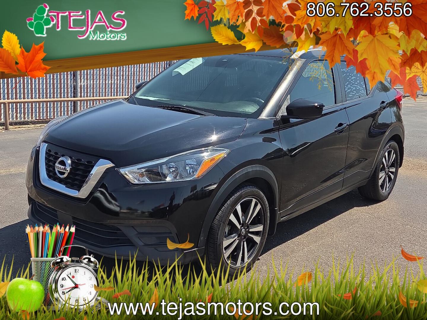 2020 Super Black /Charcoal - G Nissan Kicks SV Xtronic CVT (3N1CP5CV9LL) with an 1.6L I-4 DOHC, CVTCS variable valve control, regular unleaded, engine with 122HP engine, located at 4110 Avenue Q, Lubbock, 79412, 33.556553, -101.855820 - 07/31/2026 KEY IN ENVELOPE GOD- Photo#4