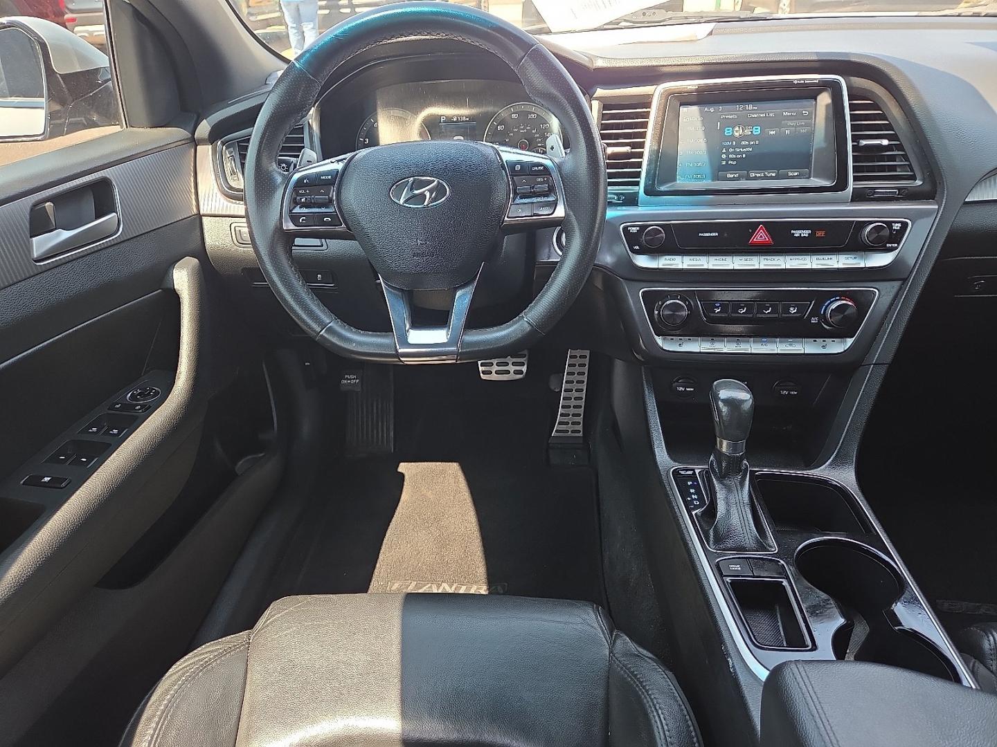 2018 Symphony Silver - Y8 /Black - CT Hyundai Sonata Sport (5NPE34AF6JH) with an 2.4L I-4 gasoline direct injection, DOHC, D-CVVT variable valve control, regular unleaded, engine with 185HP engine, located at 4110 Avenue Q, Lubbock, 79412, 33.556553, -101.855820 - 07/31/2026 KEY IN ENVELOPE GOD- Photo#8